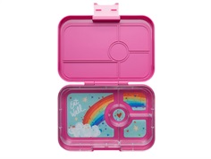 Yumbox Tapas bento lunch box purple/rainbow with 4 compartments